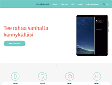 Tablet Screenshot of kierratakannykka.fi